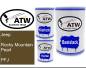 Preview: Jeep, Rocky Mountain Pearl, PFJ: 500ml Lackdose + 500ml Klarlack + 250ml Härter - Set, von ATW Autoteile West.
